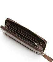 Frye Melissa Leather Zip Wallet