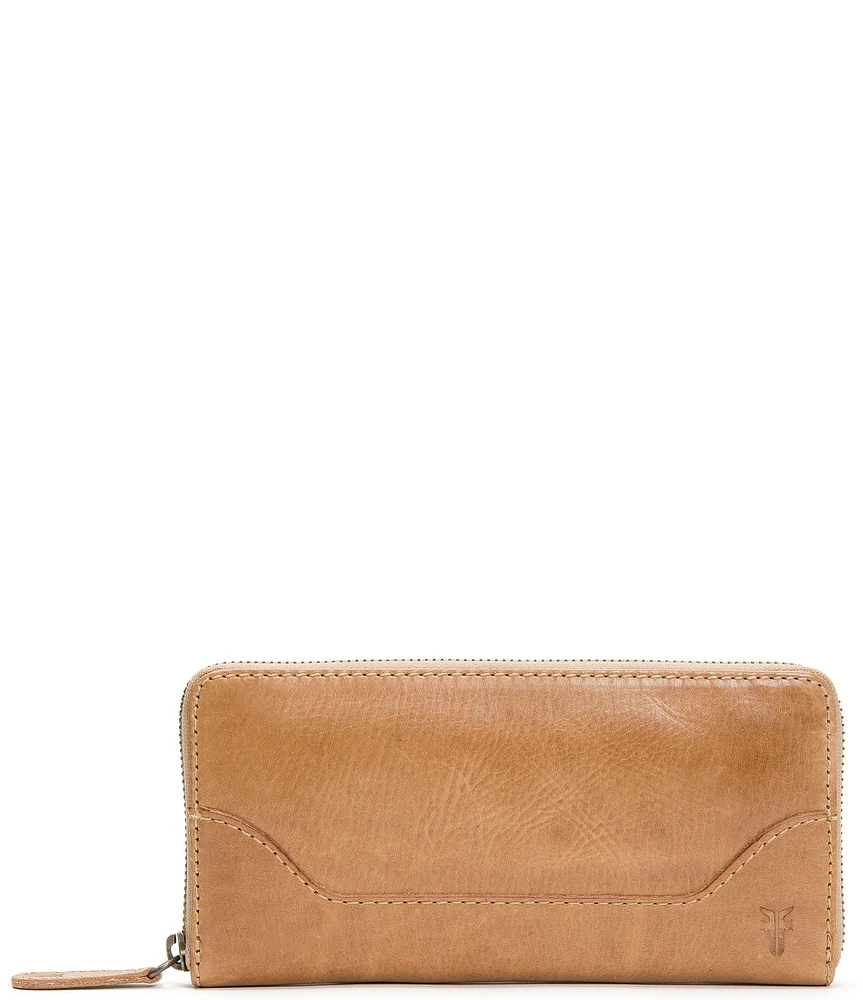 Frye Melissa Leather Zip Wallet