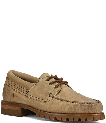 Frye Men's Hudson Campmoc Lug Sole Suede Lace-Ups