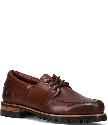 Frye Men's Hudson Campmoc Lug Sole Leather Lace-Ups