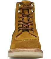 Frye Men's Hudson Suede Wedge Work Boots