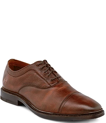 Frye Men's Paul Leather Cap Toe Oxford Lace Up Dress Shoes