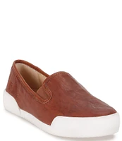 Frye Mia Leather Slip-On Platform Sneakers