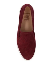 Frye Mia Suede Slip-On Platform Sneakers