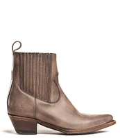 Frye Sacha Chelsea Leather Western Booties