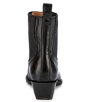 Frye Sacha Chelsea Leather Western Booties