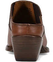 Frye Sacha Leather Western Mules