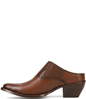 Frye Sacha Leather Western Mules