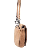 Frye Stella Suede Wallet Crossbody Bag
