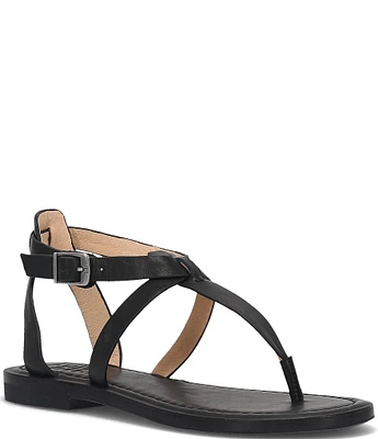 Frye Taylor Leather Thong Sandals