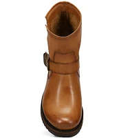 Frye Veronica Flex Leather Caramel Booties