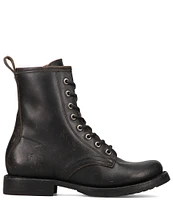 Frye Veronica Flex Leather Combat Boots