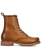 Frye Veronica Flex Leather Combat Boots