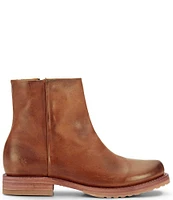 Frye Veronica Inside Zip Distressed Leather Booties