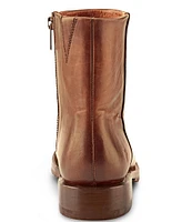 Frye Veronica Inside Zip Distressed Leather Booties