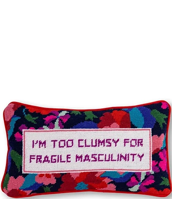 Furbish Clumsy Needlepoint Pillow