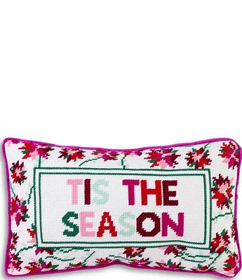 Furbish Tis The Season Needlepoint Pillow