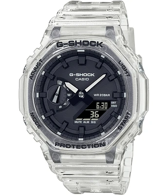 G-Shock Skelton Clear Ana Digi Resin Shock Resistant Watch