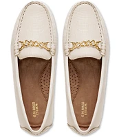 G.H. Bass Dylan Chain Leather Driver Loafers