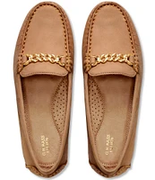 G.H. Bass Dylan Chain Nubuck Driver Loafers