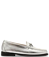 G.H. Bass Lianna Bit Weejun Metallic Leather Loafers