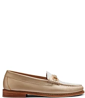 G.H. Bass Lianna Bit Weejun Metallic Leather Loafers