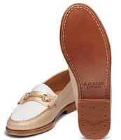 G.H. Bass Lianna Bit Weejun Metallic Leather Loafers