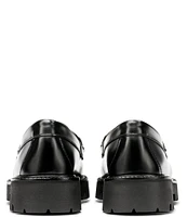 G.H. Bass Lianna Super Bit Leather Platform Loafers