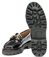 G.H. Bass Lianna Super Bit Leather Platform Loafers