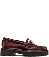 G.H. Bass Lianna Super Bit Leather Platform Loafers