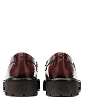 G.H. Bass Lianna Super Bit Leather Platform Loafers