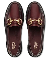 G.H. Bass Lianna Super Bit Leather Platform Loafers