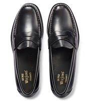 G.H. Bass Men's 1936 Logan Weejun Flat Strap Leather Loafers