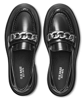 G.H. Bass Platform Lug Leather Chain Loafers