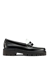 G.H. Bass Whitney Super Lug Weejun Leather Penny Loafers