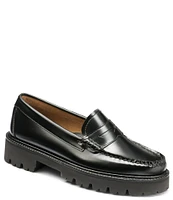 G.H. Bass Whitney Super Lug Weejun Leather Penny Loafers