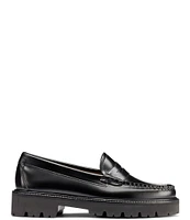 G.H. Bass Whitney Super Lug Weejun Leather Penny Loafers