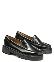 G.H. Bass Whitney Super Lug Weejun Leather Penny Loafers