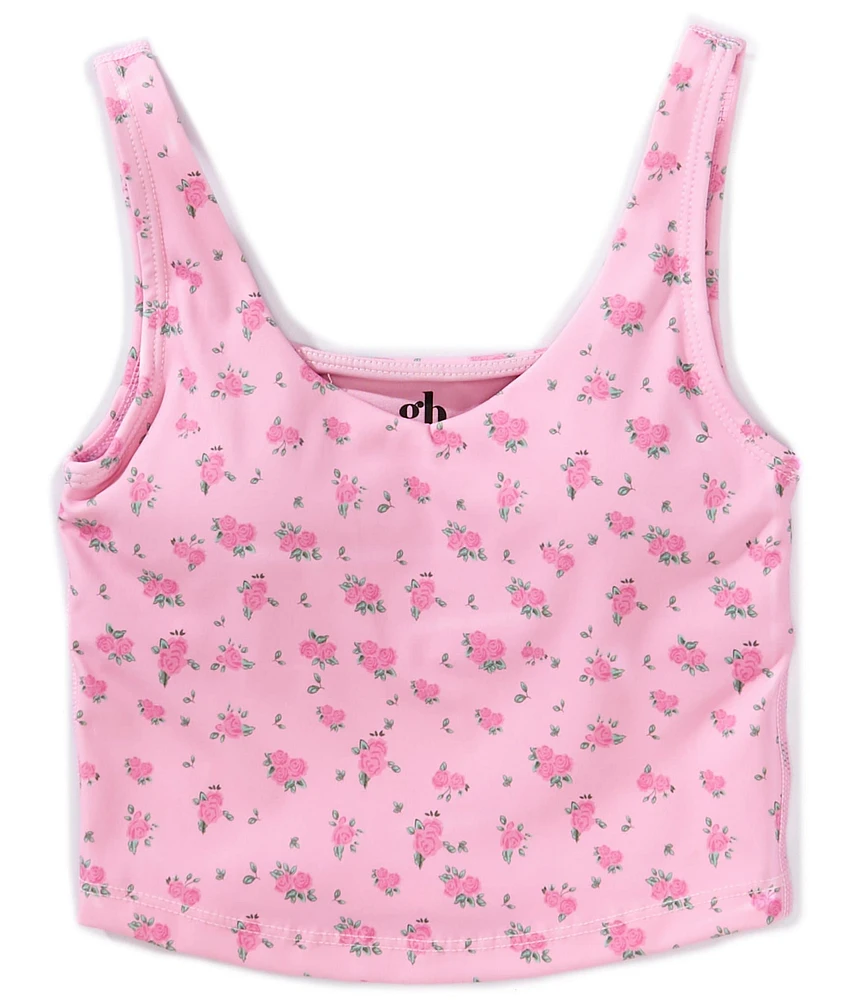 GB Active Big Girls 7-16 Floral Print Tank Top