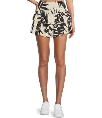 GB Active Printed Tiered Mini Skirt