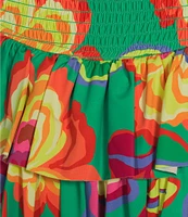 GB Active Printed Tiered Mini Skirt
