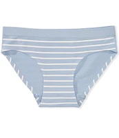 GB Big Girls 6-16 Seamfree Bonded Striped Bikini Panties