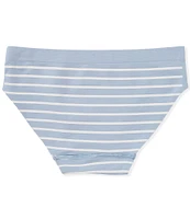 GB Big Girls 6-16 Seamfree Bonded Striped Bikini Panties