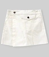 GB Big Girls 7-16 Asymmetrical Denim Mini Skort