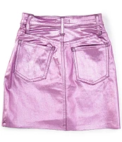 GB Big Girls 7-16 Coated Mini Skirt