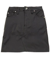 GB Big Girls 7-16 Coated Mini Skirt
