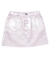 GB Big Girls 7-16 Coated Mini Skirt