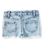 GB Big Girls 7-16 Denim Cut Off Distressed Frayed Hem Short