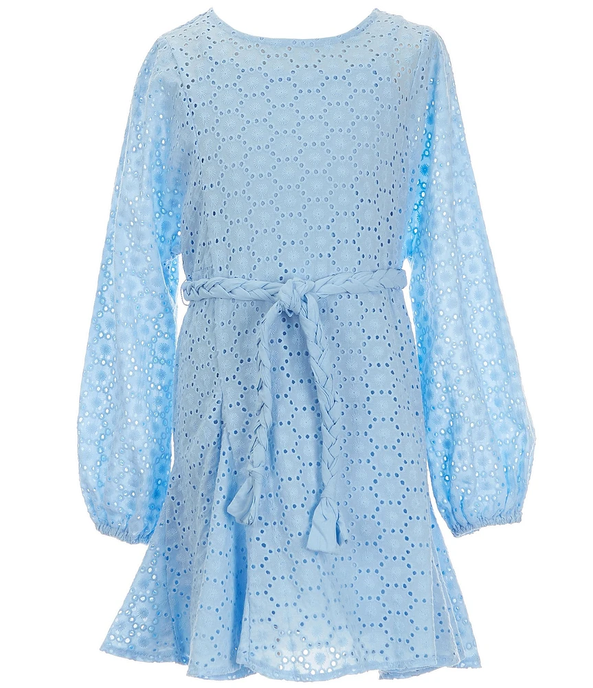 GB Big Girl's 7-16 Eyelet Godet Dress