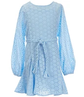 GB Big Girl's 7-16 Eyelet Godet Dress